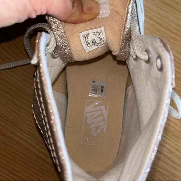 Vans Sk8 High Top Tapered BlingBling Sneakers Men’s 7.5 Women’s 9 - Picture 7 of 9